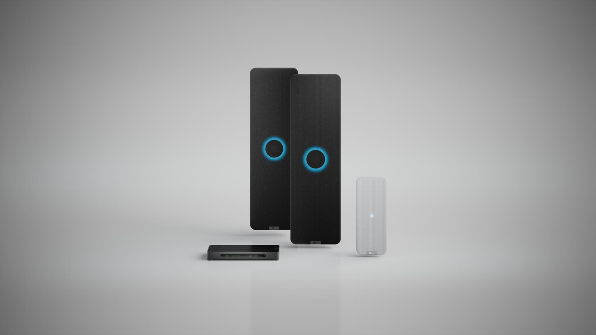 Nureva HDX 2 bar and 1 pod