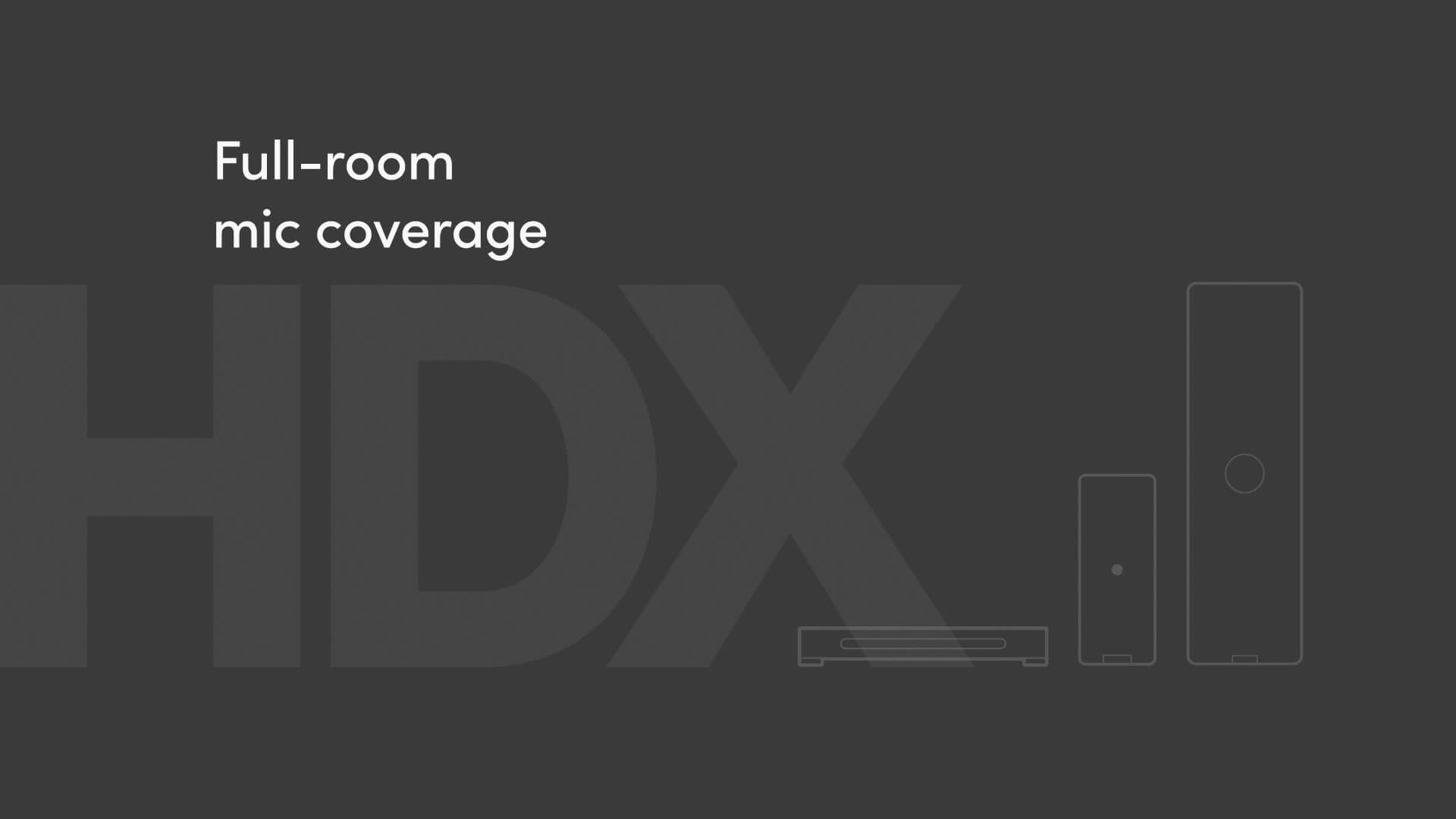 Full-room microphone coverage preview
