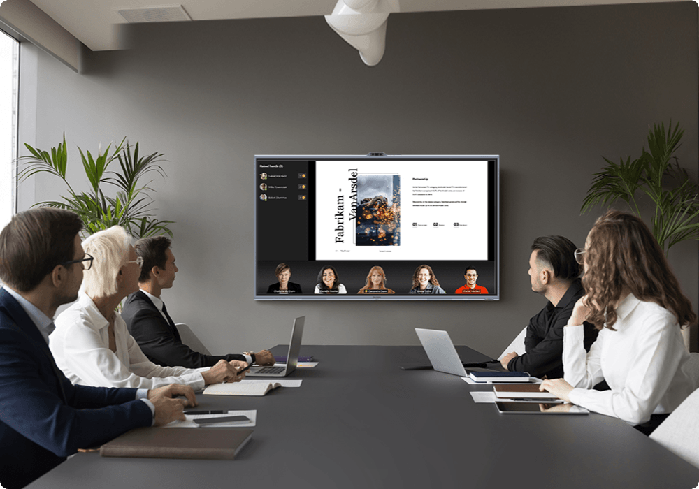 MAXHUB immersive collaboration backdrop