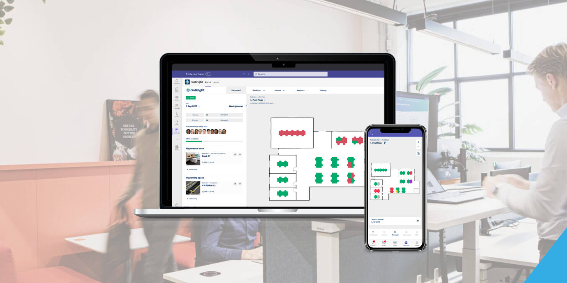 How Microsoft Teams Integration With GoBright Delivers A Smarter Workplace